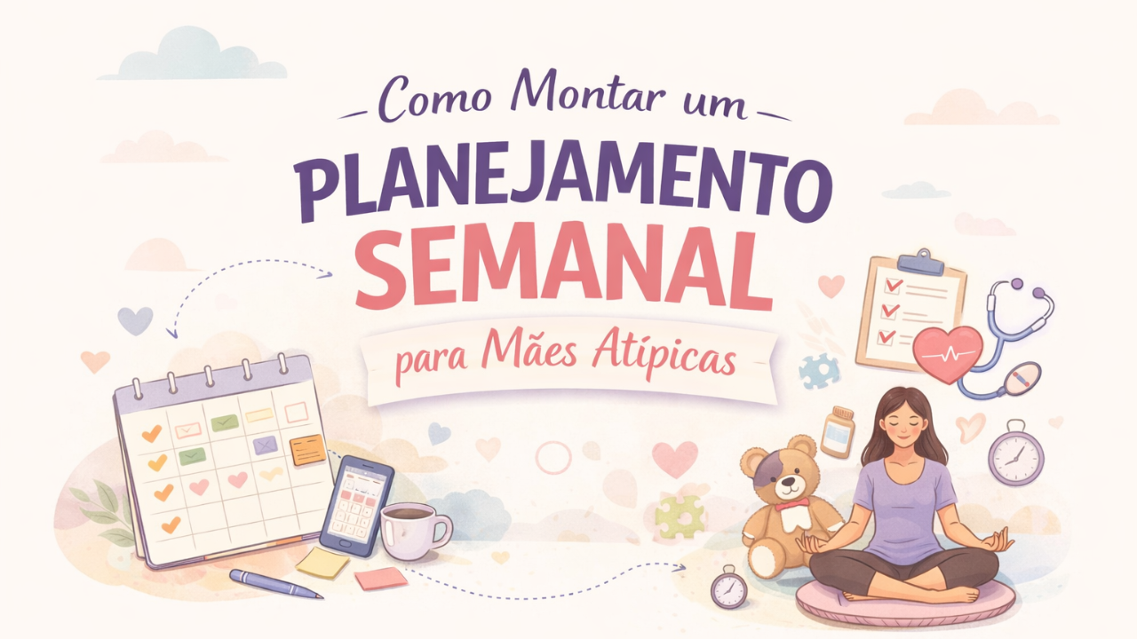planejamento semanal para mães atípicas.
