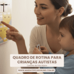 quadro de rotina infantil com peças magnéticas para crianças autistas